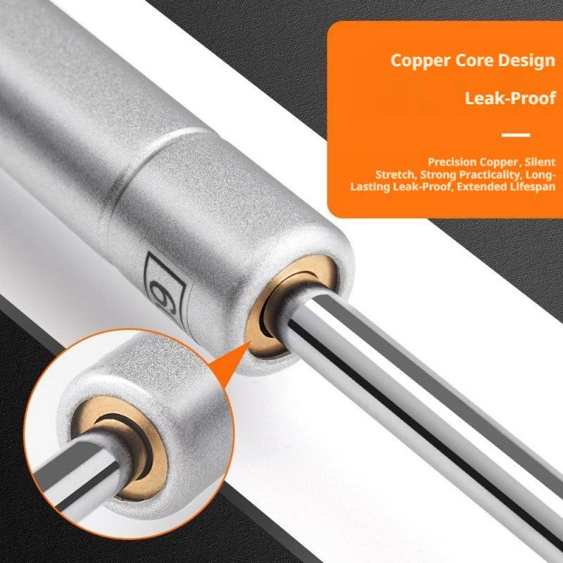 Soft Close Hinge - 28cm Gas Strut Lift Support Silver