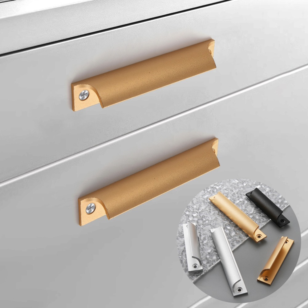 New Aluminum Alloy Door Handle - Furniture Hardware Knobs ulasan dan harga