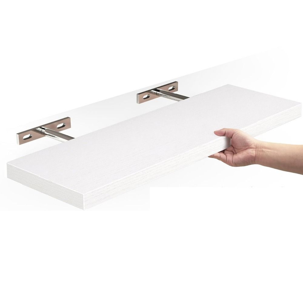Wooden Hanging Storage Rack Du - Shelf Bracket Pair ulasan dan harga