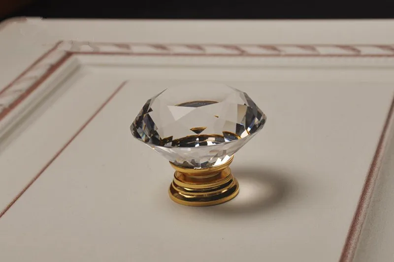 Crystal Gold Cupboard Knobs Ha - Furniture Hardware Knobs ulasan dan harga