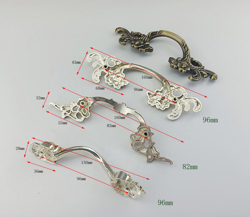 Antique Silver Classic Furnitu - Vintage Furniture Hardware Pulls ulasan dan harga
