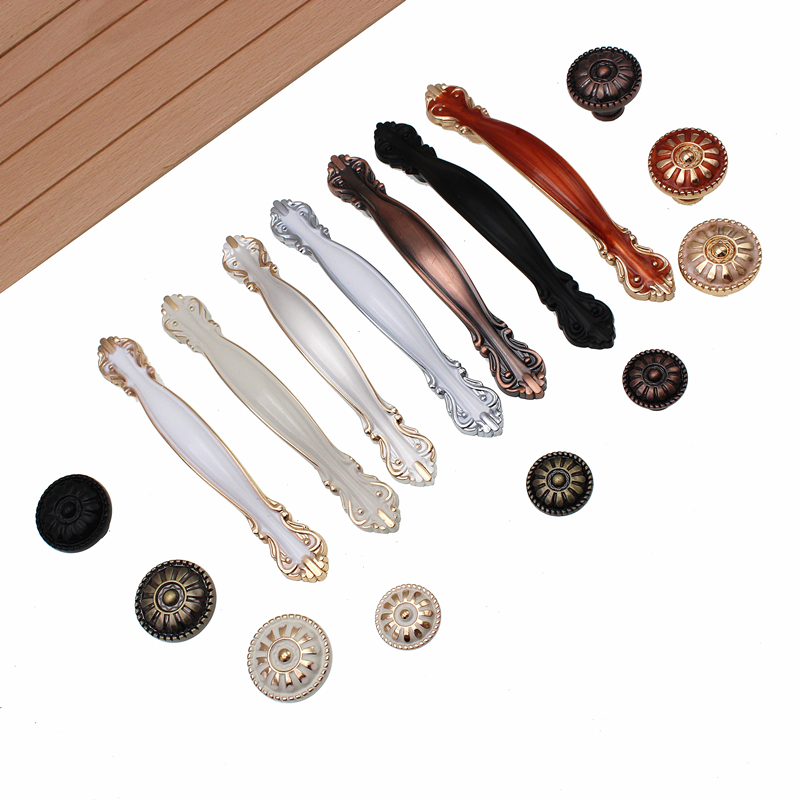 RUNBAZEF Black Kitchen Cabinet - Vintage Furniture Hardware Pulls ulasan dan harga