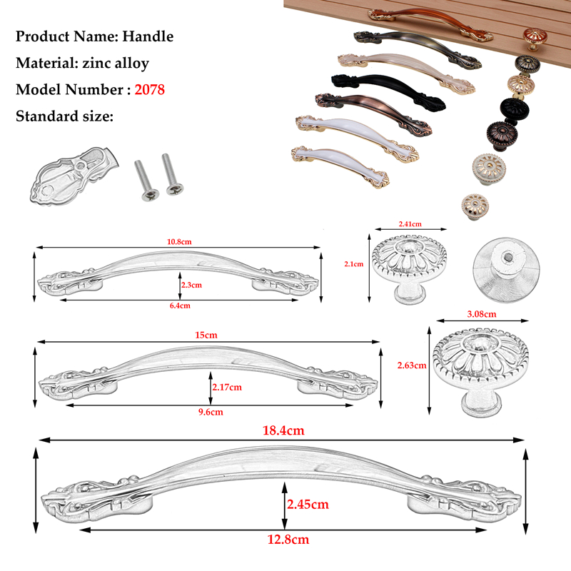RUNBAZEF Black Kitchen Cabinet - Vintage Furniture Hardware Pulls ulasan dan harga