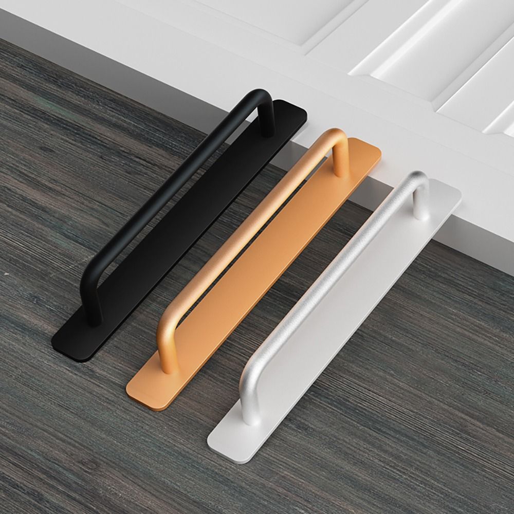 Punch-free Door Handle Aluminu - Furniture Hardware Knobs ulasan dan harga