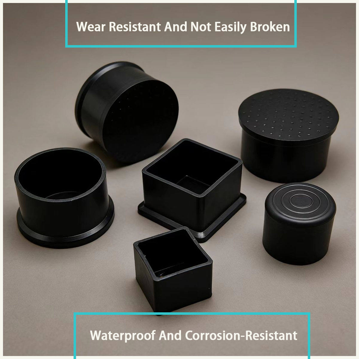 Square/circular black PVC soft - Used Furniture Hardware ulasan dan harga