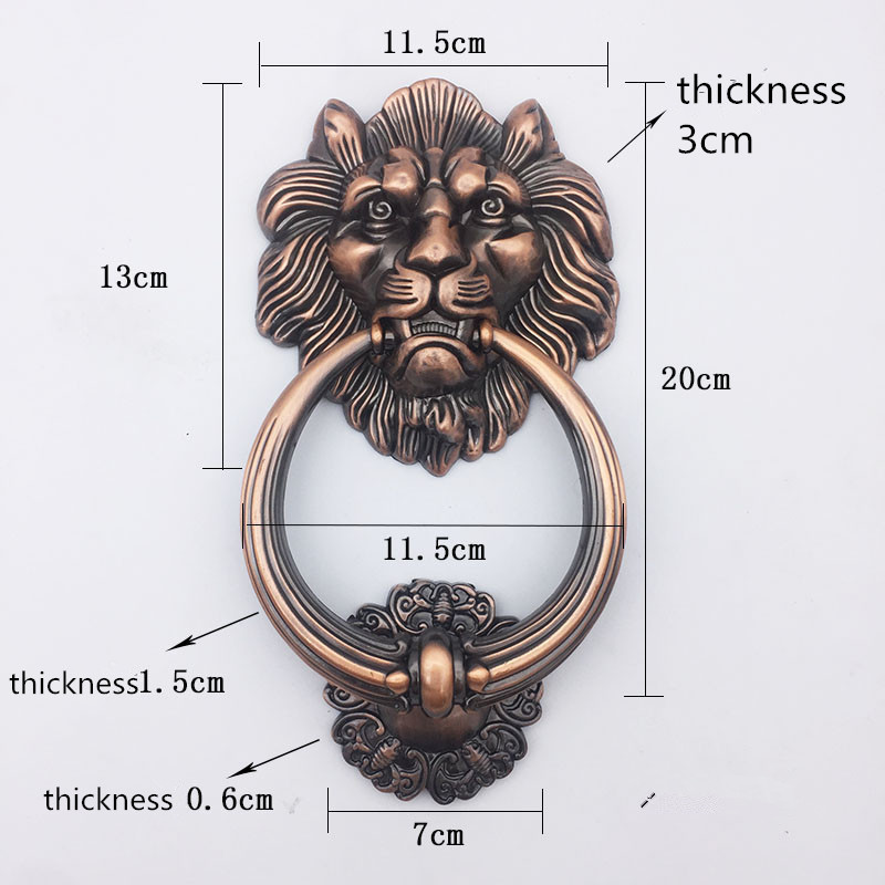 Antique Bronze Lion Head Handl - Furniture Hardware Knobs ulasan dan harga