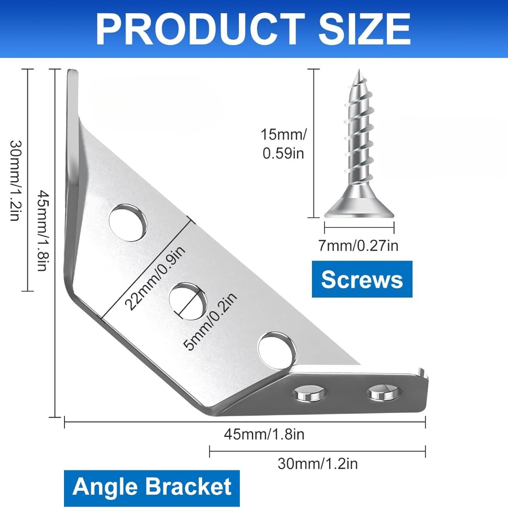 1-120Set Furniture Corner Conn - Shelf Bracket Pair ulasan dan harga