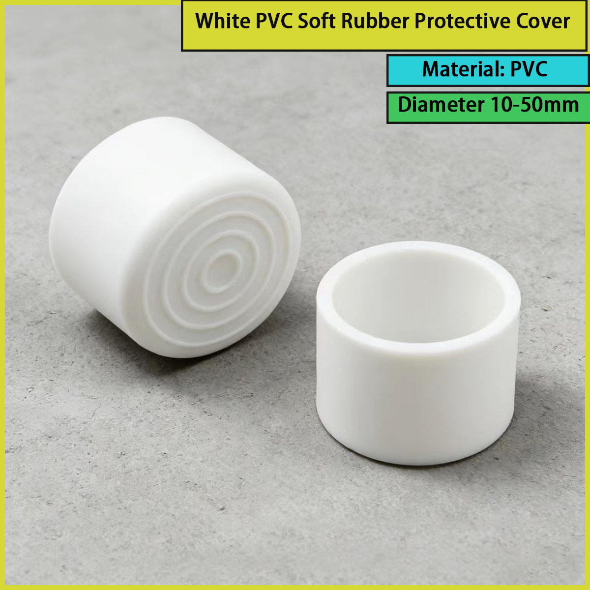 A White PVC Soft Rubber Protec - Used Furniture Hardware ulasan dan harga