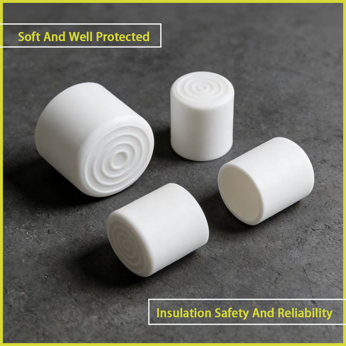 A White PVC Soft Rubber Protec - Used Furniture Hardware ulasan dan harga