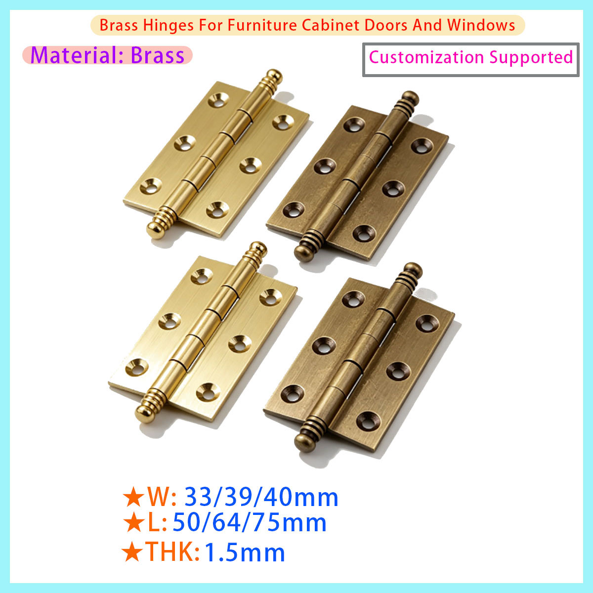 Used for Door, Wooden Box, Fur - Used Furniture Hardware ulasan dan harga