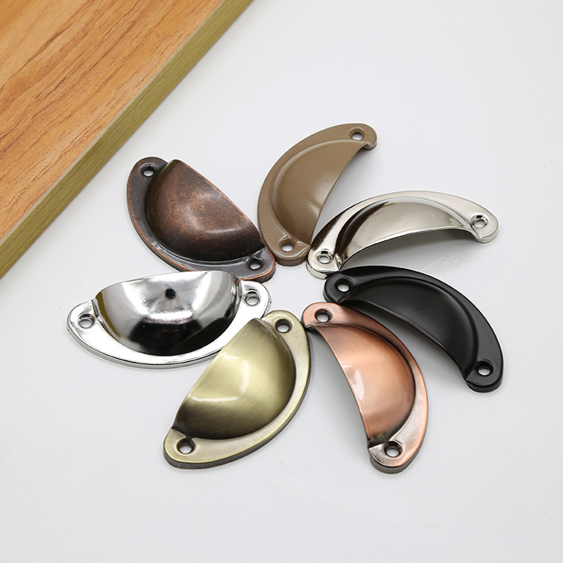 1/6/12Pcs Drawer Cabinet Handl - Vintage Furniture Hardware Pulls ulasan dan harga
