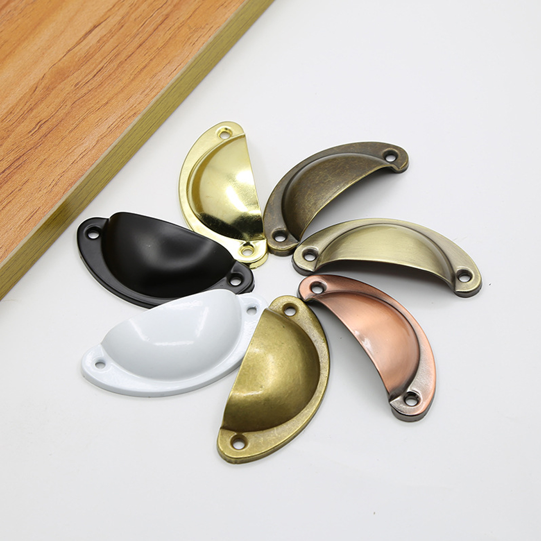 1/6/12Pcs Drawer Cabinet Handl - Vintage Furniture Hardware Pulls ulasan dan harga