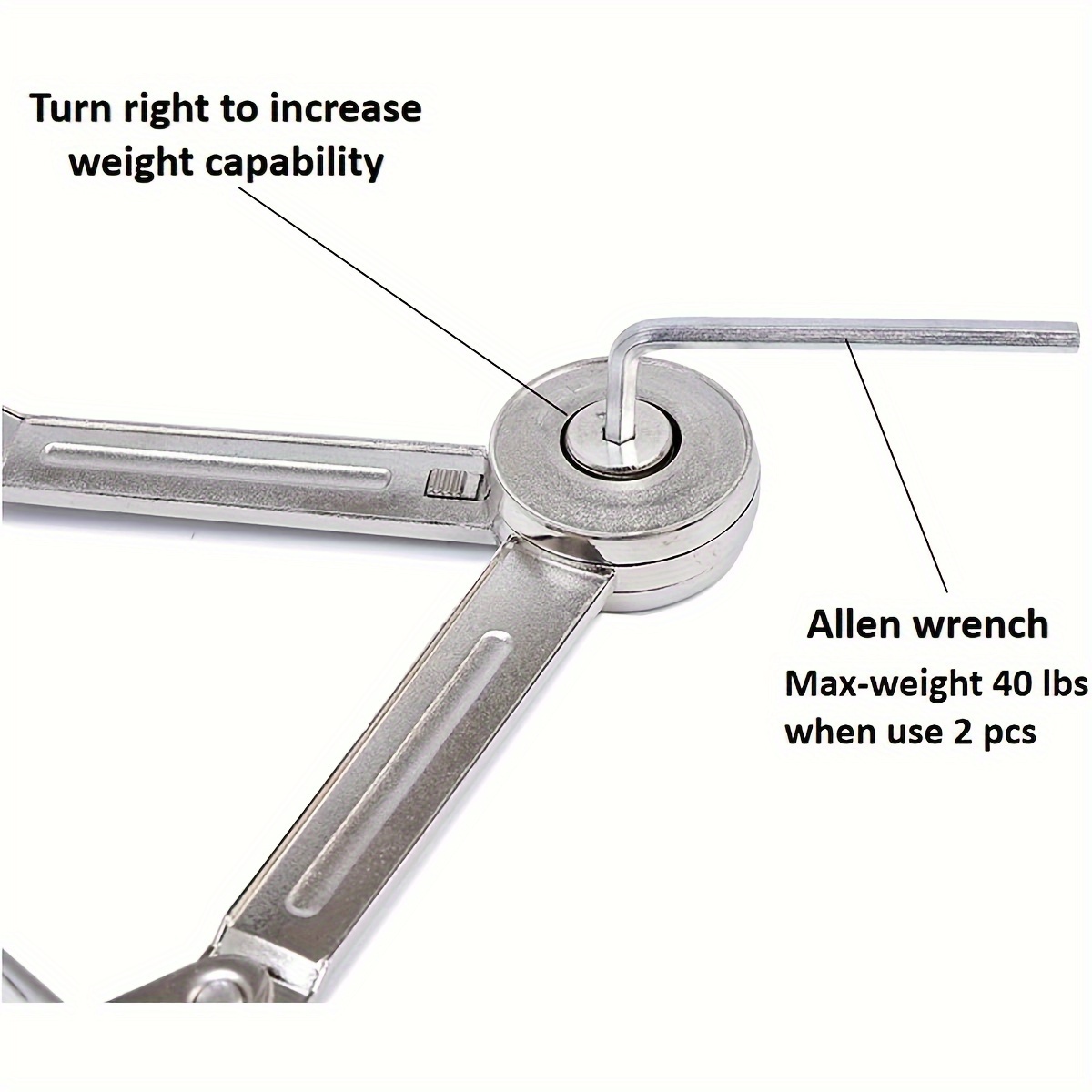 Lid Support Hinge in Satin Nic - Soft Close Hinge ulasan dan harga