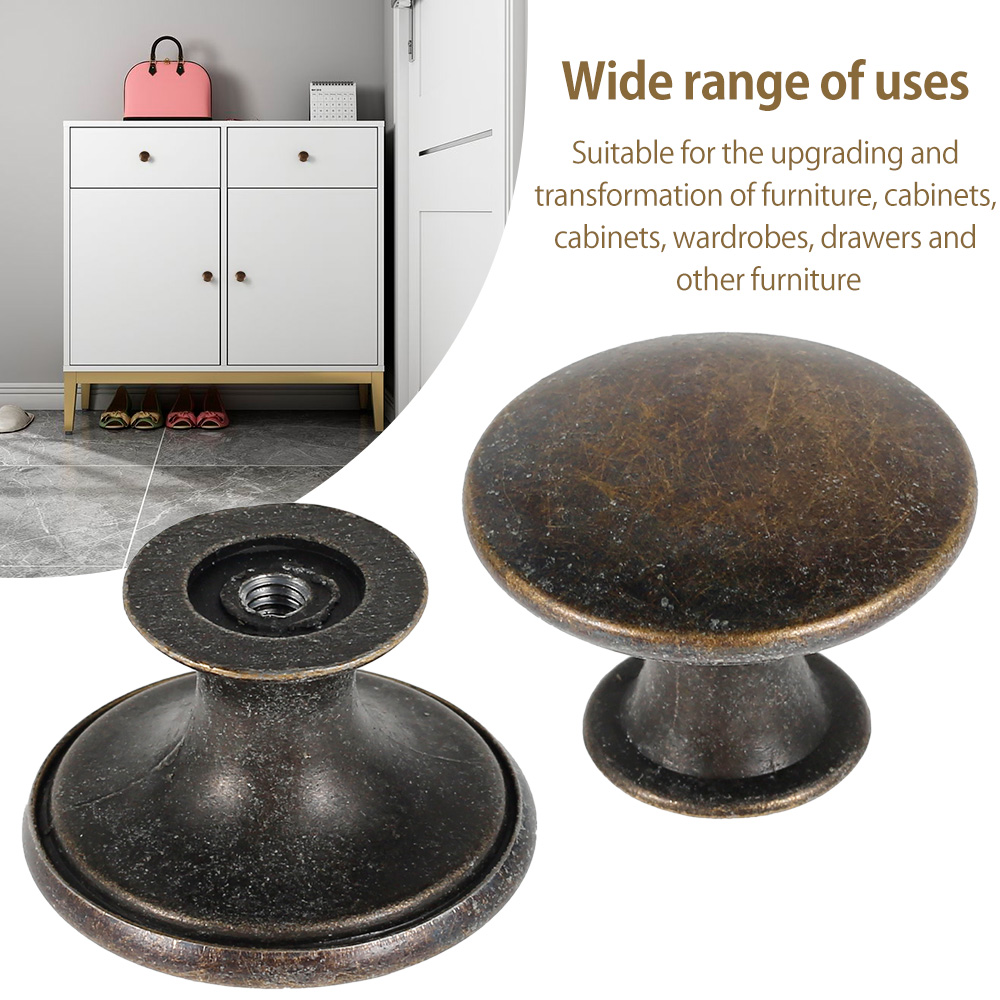 12PCS Retro Pull Handles Bronz - Vintage Furniture Hardware Pulls ulasan dan harga