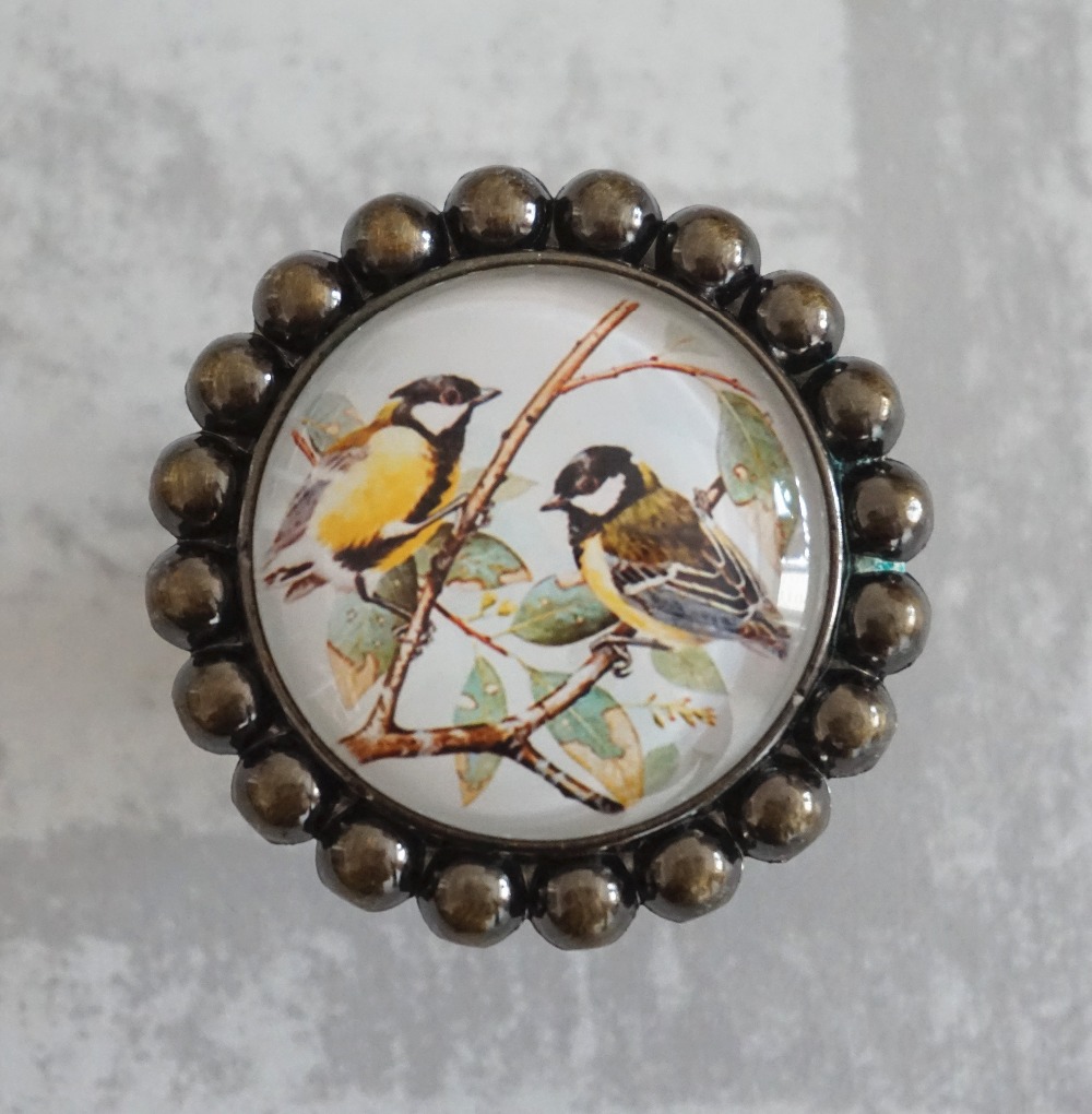 Two Birds--Drawer Knobs Vintag - Vintage Furniture Hardware Pulls ulasan dan harga
